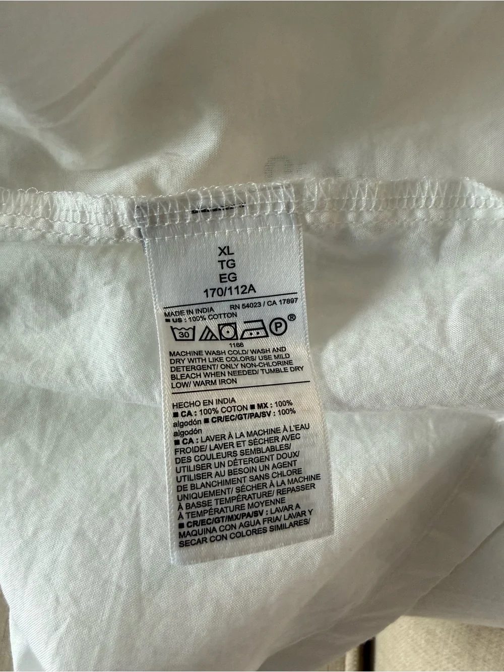 Old Navy White Button-Front Peasant Top